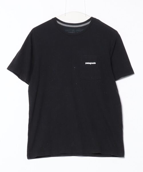 patagonia 「patagonia」 半袖Tシャツ X-SMALL ブラック メンズ