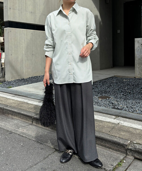 高品質，得価 「COLLAGE GALLARDAGALANTE」 長袖シャツ FREE グリーン レディース