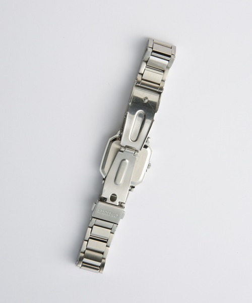 SEIKO チェーン スクエア シルバー レディース腕時計 1211 SEIKO 腕時計 SEIKO/セイコーコラボレーション メタル シルバー