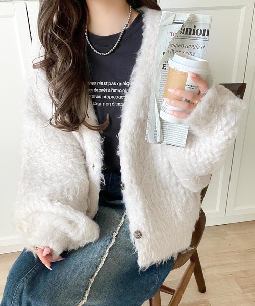 classicalelf（クラシカルエルフ） カーディガン ふんわりボリュームで