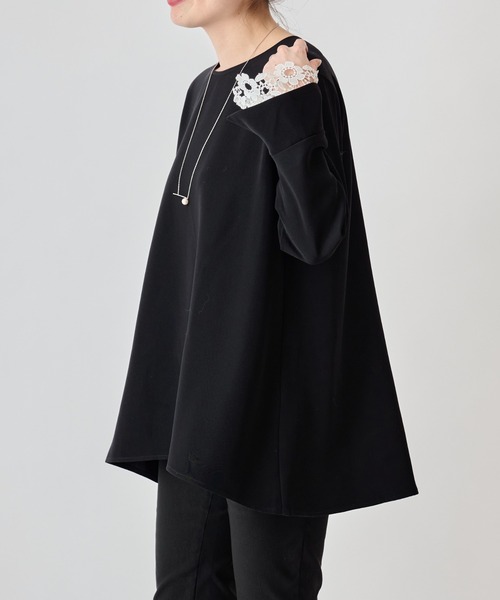「BEARDSLEY」 長袖ブラウス FREE ブラック レディース BEARDSLEY 「BEARDSLEY」 長袖ブラウス FREE ブラック