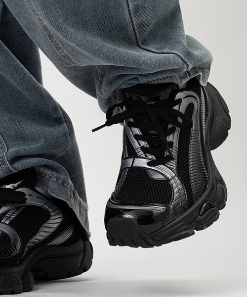 WESTBOY（ウエストボーイ） スニーカー 厚底 立体ソール メッシュ