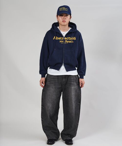 ffein パーカー 「FFEIN（フェイン）」ヘビーウエイト2段ロゴ立体