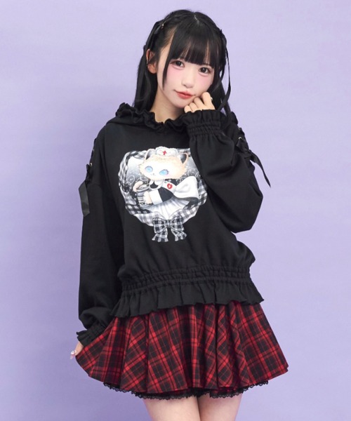 Secret Honey（シークレットハニー） パーカー Catフリルパーカー
