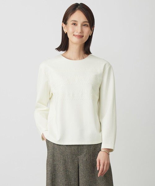 J.PRESS（J.プレス） tシャツ アモーレポンチ レース カットソー 