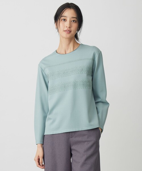 J.PRESS（J.プレス） tシャツ アモーレポンチ レース カットソー 