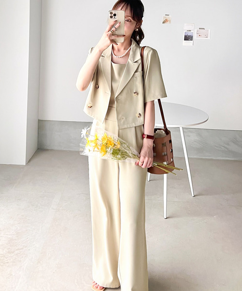 「RIRIYANO」 テーラードジャケット LARGE ブラック レディース_画像7