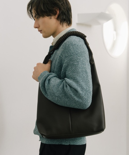 LURAKU トートバッグ Synthetic Leather Rope Handle Bag