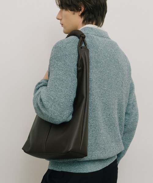 LURAKU トートバッグ Synthetic Leather Rope Handle Bag