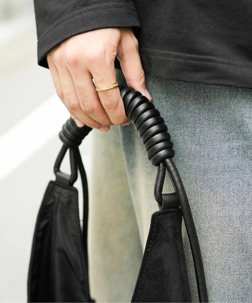 LURAKU トートバッグ Rope Handle Shoulder Bag /ロープハンドル