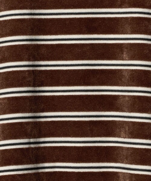 tシャツ ポリエステルコットン ベロアボーダー ロングスリーブTシャツ レディース | BEAUTY＆YOUTH UNITED ARROWS | 17