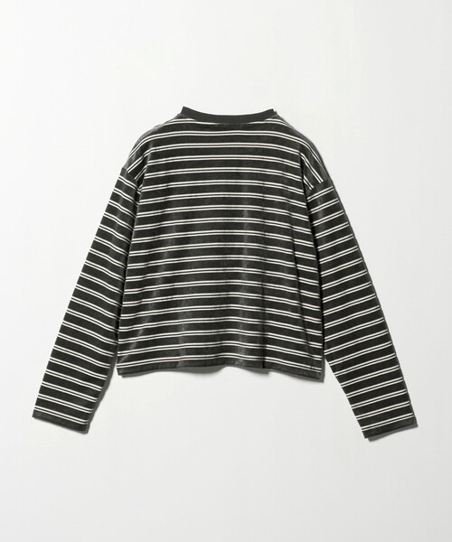 tシャツ ポリエステルコットン ベロアボーダー ロングスリーブTシャツ レディース | BEAUTY＆YOUTH UNITED ARROWS | 19