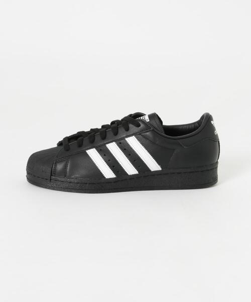 美品 adidas SUPERSTAR 82 23 黒 スニーカー D_028 adidas SUPERSTAR 82 CBLACK/FTWWHT/CBLACK （アディダス スーパー