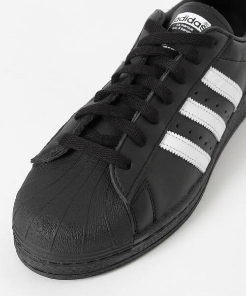 美品 adidas SUPERSTAR 82 23 黒 スニーカー D_028 adidas（アディダス） スニーカー adidas SUPERSTAR 82 スーパースター