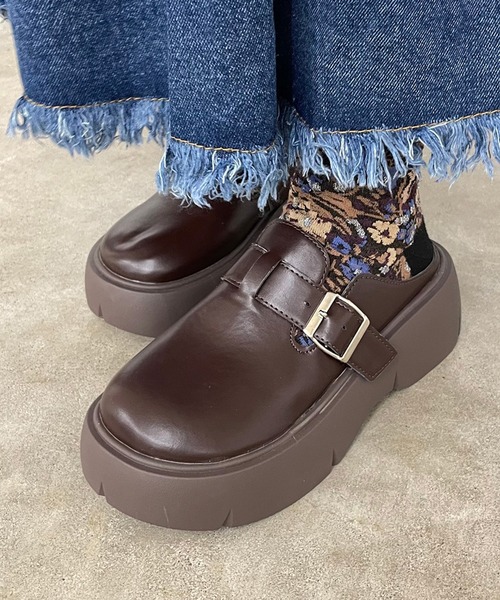 CRB サンダル ベルトサボサンダル レディース : ZOZOTOWN Yahoo!店