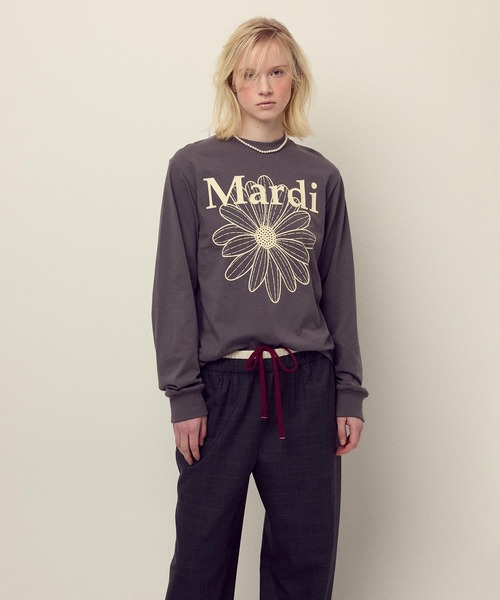 Mardi Mercredi マルディメクルディ　ロングスリーブTシャツ　ロンT Mardi Mercredi（マルディメクルディ） tシャツ TSHIRT LONG SLEEVE