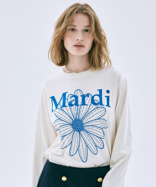 マルディ　MARDI MERCREDI 長袖トップス Mardi Mercredi（マルディメクルディ） Mardi Mercredi Tシャツ TSHIRT