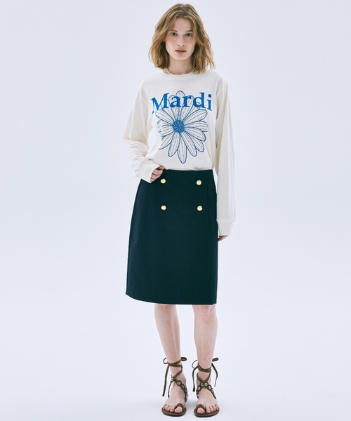 Mardi Mercredi（マルディメクルディ） tシャツ TSHIRT LONG SLEEVE
