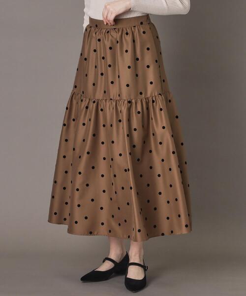 ドレステリア フロッキードットスカート DRESSTERIOR（ドレステリア） スカート 「CLASSY.12月号掲載