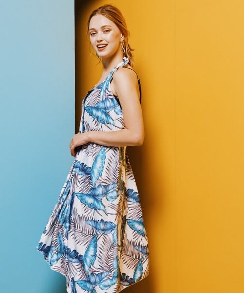 San-ai Resort 三愛水着楽園 水着 「WEB限定」ドレスパレオ3点セット