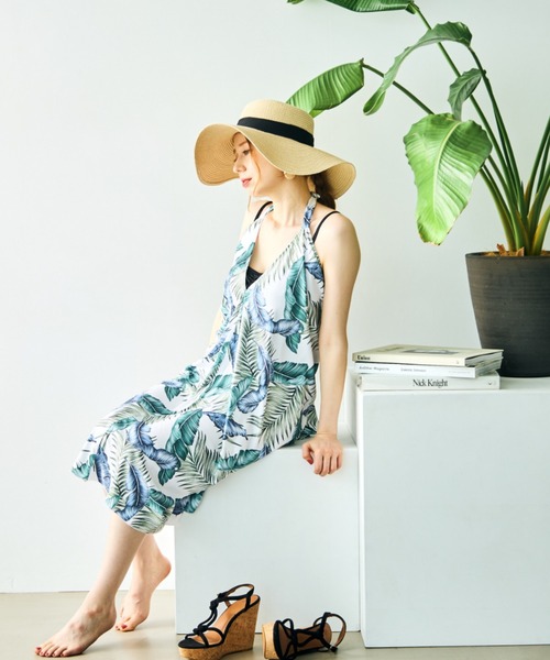 San-ai Resort 三愛水着楽園 水着 「WEB限定」ドレスパレオ3点セット