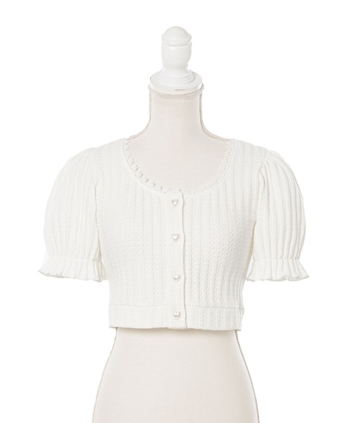 「DearMyLoveRose」 半袖カットソー X-LARGE ライトグリーン レディース_画像2