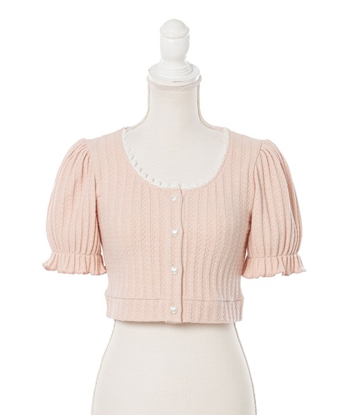 「DearMyLoveRose」 半袖カットソー X-LARGE ライトグリーン レディース_画像3