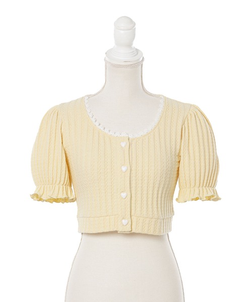 「DearMyLoveRose」 半袖カットソー X-LARGE ライトグリーン レディース_画像5