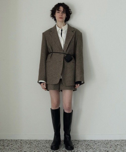 anuke（アンヌーク） パンツ Herringbone Short Pants レディース