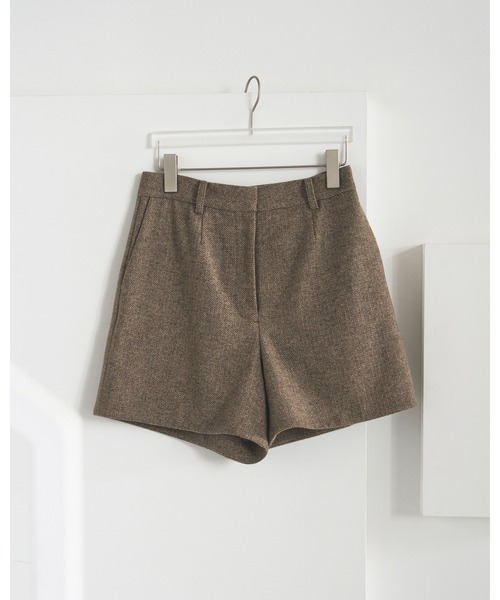 anuke（アンヌーク） パンツ Herringbone Short Pants レディース