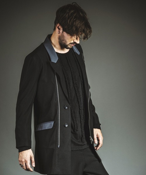 NO ID.（ノーアイディー） チェスターコート コート メンズ : ZOZOTOWN