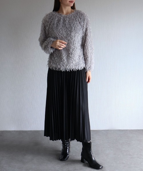 sin.ca スカート ドットラインストーン プリーツスカート : ZOZOTOWN