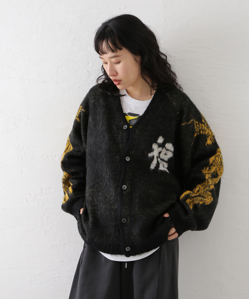 THRIFTY LOOK カーディガン THRIFTY LOOK / スリフティ ルック Raglan