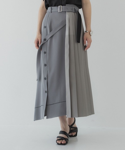 UNITED TOKYO（ユナイテッドトウキョウ） ロングスカート 2 グレー