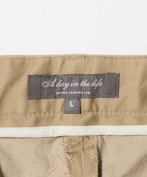 A DAY IN THE LIFE スラックス シャンブレー ツイル ノープリーツ