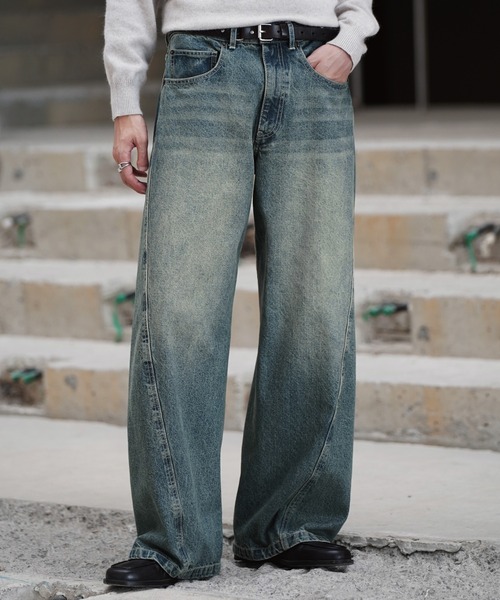 WYM LIDNM 「WYM LIDNM」 デニムパンツ L ブラック メンズ : ZOZOTOWN