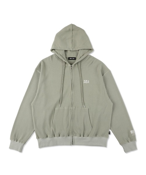 WIND AND SEA（ウィンダンシー） パーカー Waffle Zip Up Sweatshirt