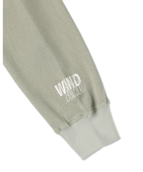 WIND AND SEA（ウィンダンシー） パーカー Waffle Zip Up Sweatshirt