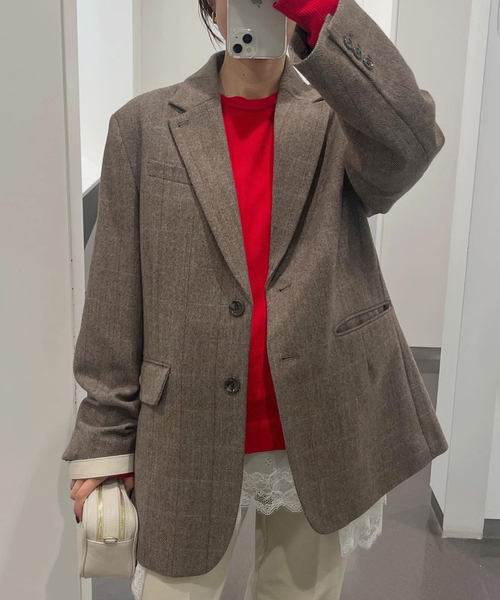 SLOBE IÉNA ヒョウ柄テーラードジャケット 2/2 START】テーラー東洋