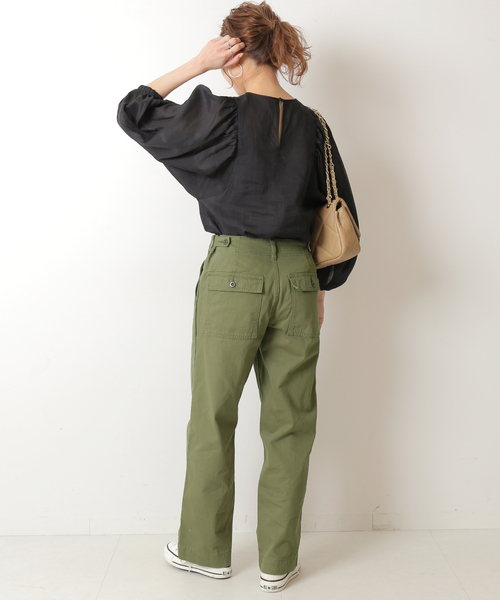 「Spick & Span」 長袖ブラウス FREE オレンジ レディース_画像7