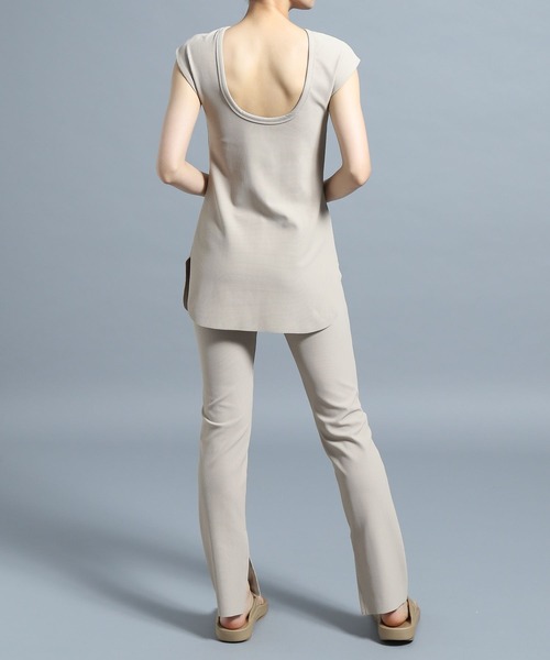 「HEREIAM」 ノースリーブトップス MEDIUM ネイビー レディース_画像7