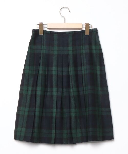 「O'NEIL of DUBLIN」 チェック柄スカート 10 ネイビー レディース_画像2
