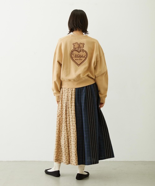 MILKFED.（ミルクフェド） ロング スカート PATCHED LONG SKIRT