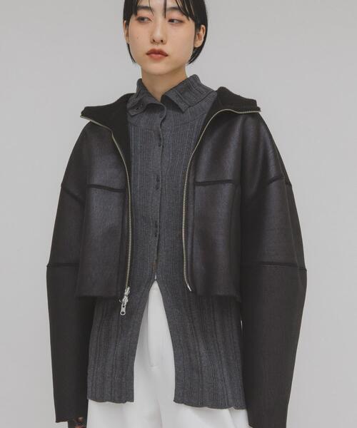 【FETICO】STRIPE RIB KNIT JUMPER長袖ニットセーター stripe rib knit CD – PALETTE art alive ONLINE STORE