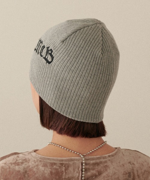 CECIL McBEE（セシルマクビー） ニット帽 ニットキャップ プリント