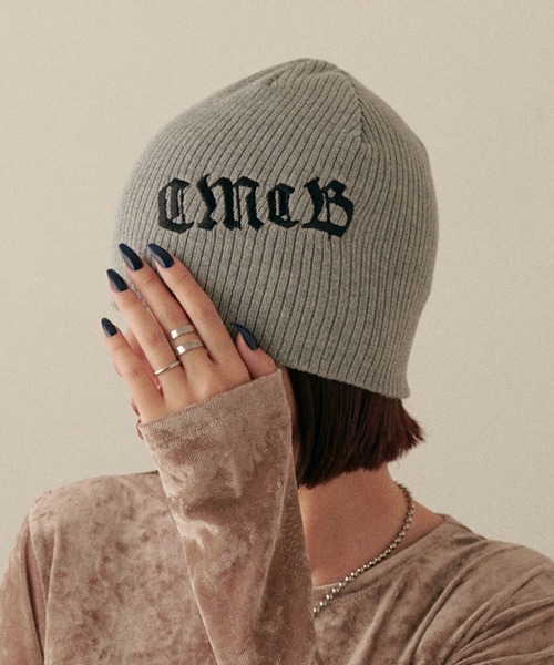 CECIL McBEE（セシルマクビー） ニット帽 ニットキャップ プリント