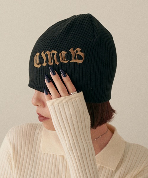 CECIL McBEE（セシルマクビー） ニット帽 ニットキャップ プリント