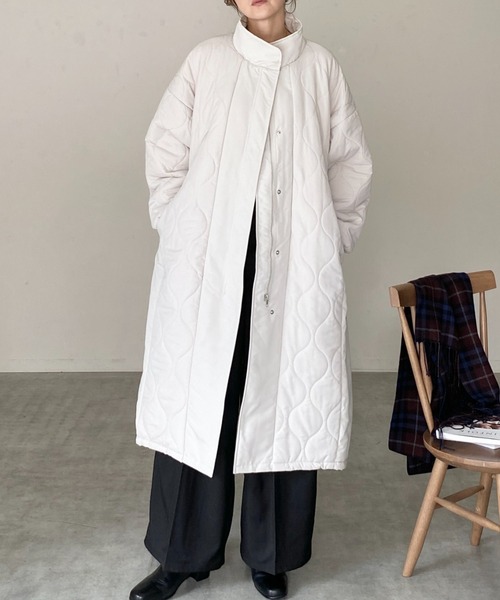 She's Closet ダウンコート ダウンジャケット 中綿ロング丈Aライン