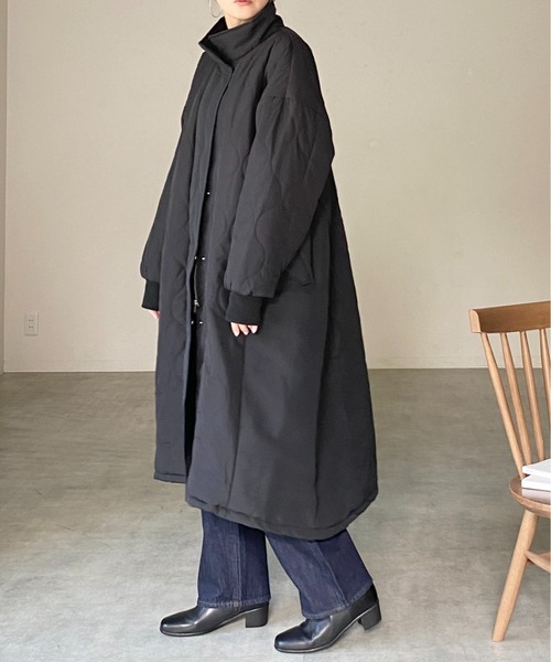 She's Closet ダウンコート ダウンジャケット 中綿ロング丈Aライン