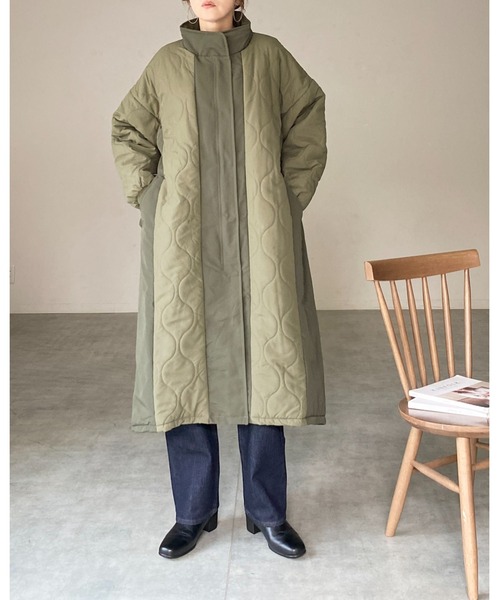 She's Closet ダウンコート ダウンジャケット 中綿ロング丈Aライン